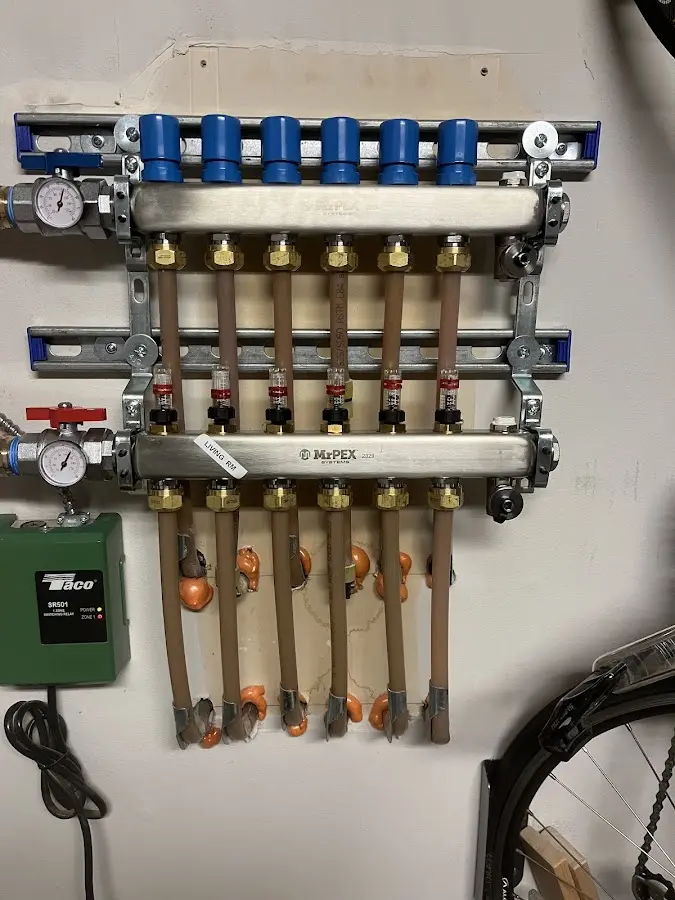 Plumber performing Leak Detection at a residential property in Brandywine